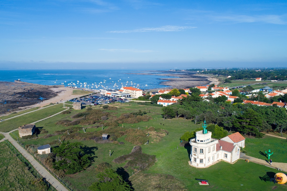 Photo aérienne de la pointe de Saint-Gildas (Loire-Atlantique)